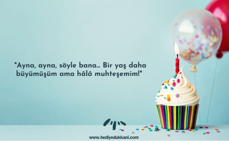 kendime doğum günü mesajı