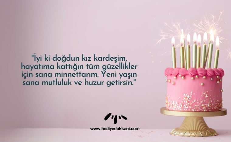 kız kardeşe doğum günü mesajı