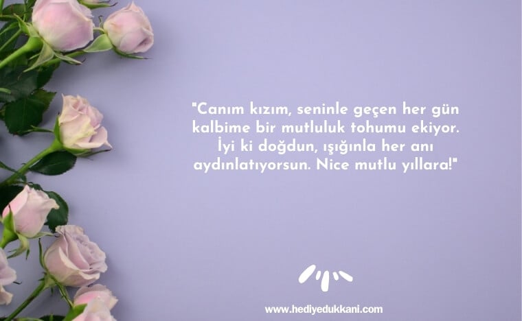 kızıma doğum günü mesajı