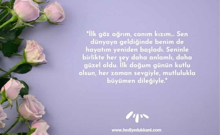 kızıma doğum günü mesajı