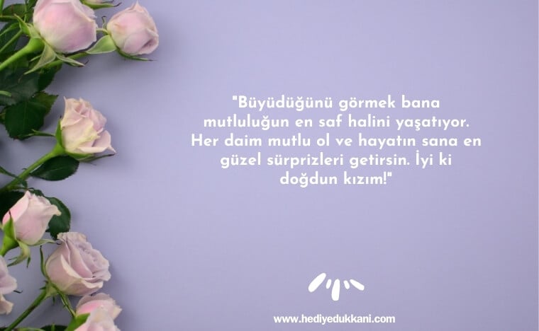 kızıma doğum günü mesajı