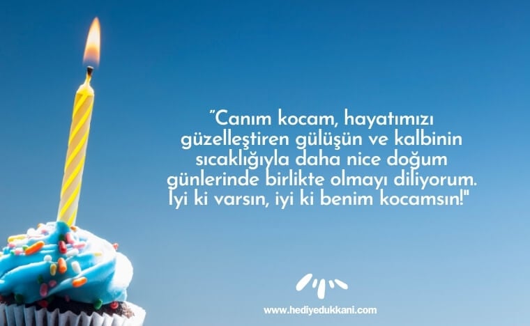kocaya doğum günü mesajı