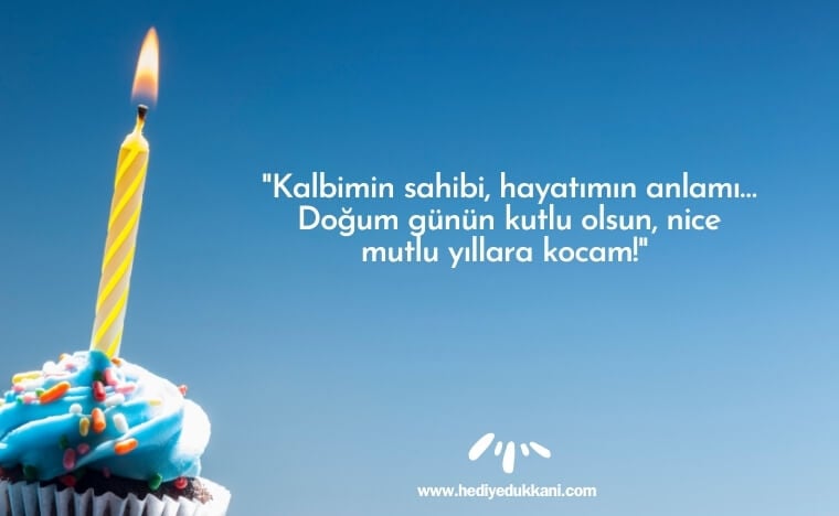 kocaya doğum günü mesajı