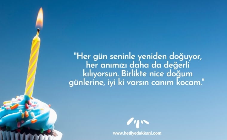 kocaya doğum günü mesajı