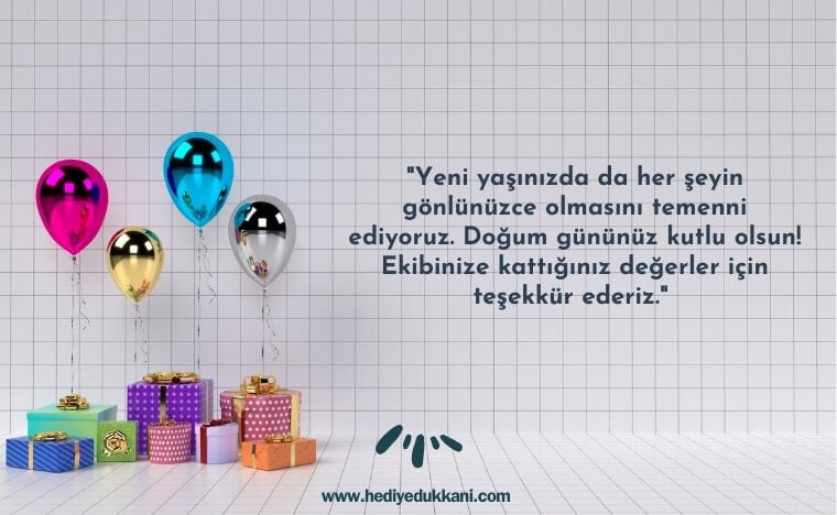 kurumsal doğum günü mesajı