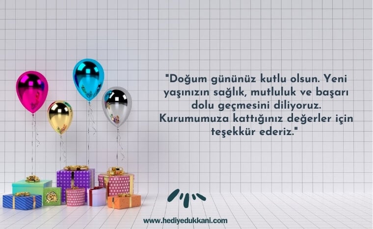 kurumsal doğum günü mesajı