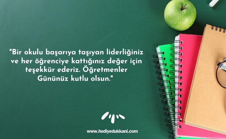 müdüre öğretmenler günü mesajı