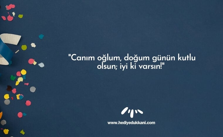 oğluma doğum günü mesajı