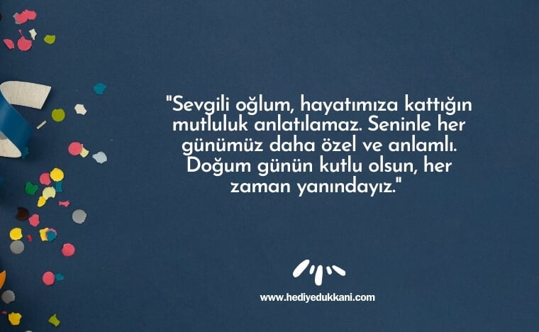 oğluma doğum günü mesajı
