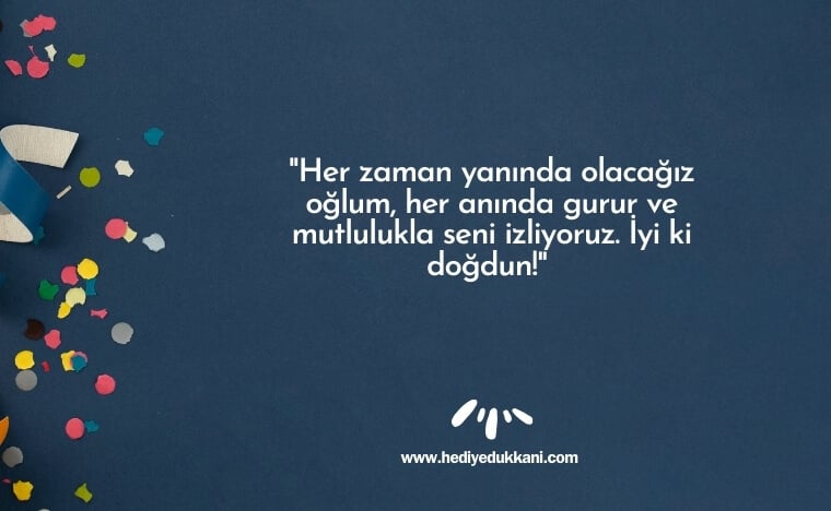 oğluma doğum günü mesajı