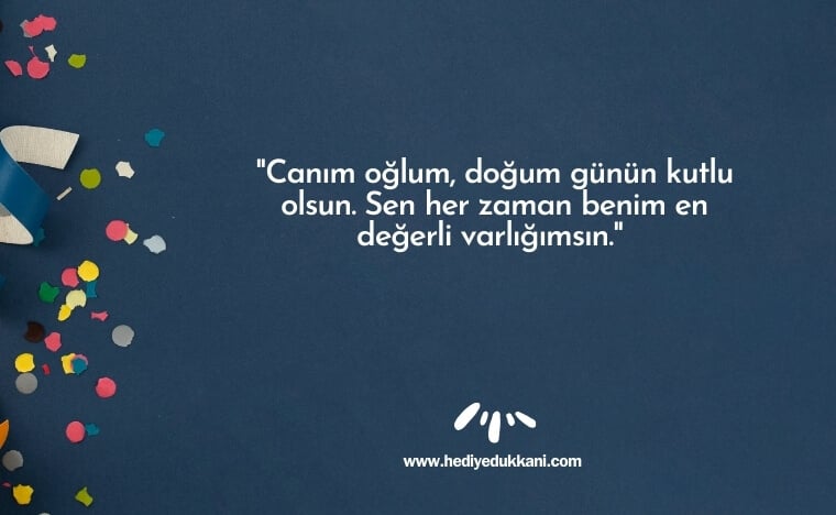 oğluma doğum günü mesajı