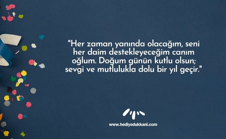 oğluma doğum günü mesajı