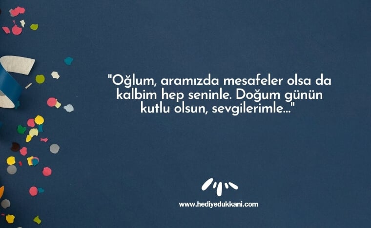 oğluma doğum günü mesajı