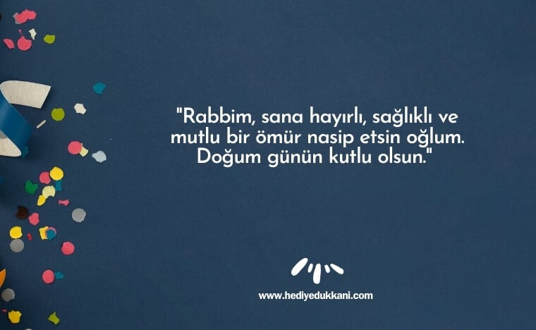 oğluma doğum günü mesajı