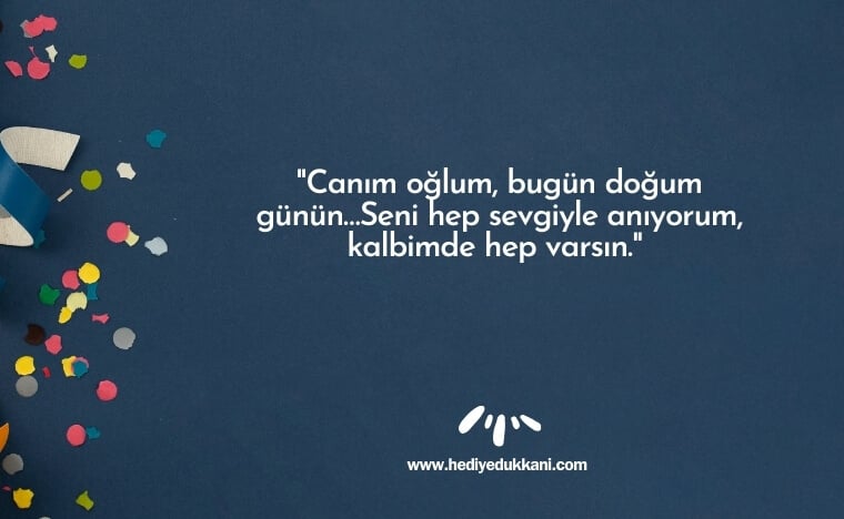oğluma doğum günü mesajı