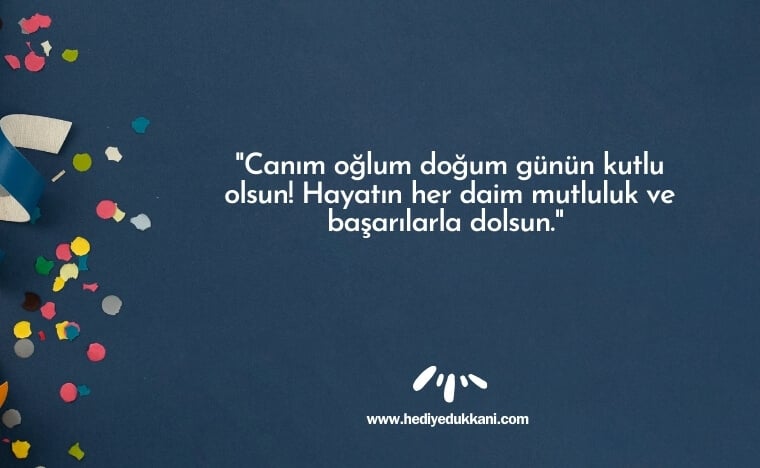 oğluma doğum günü mesajı