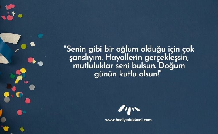 oğluma doğum günü mesajı