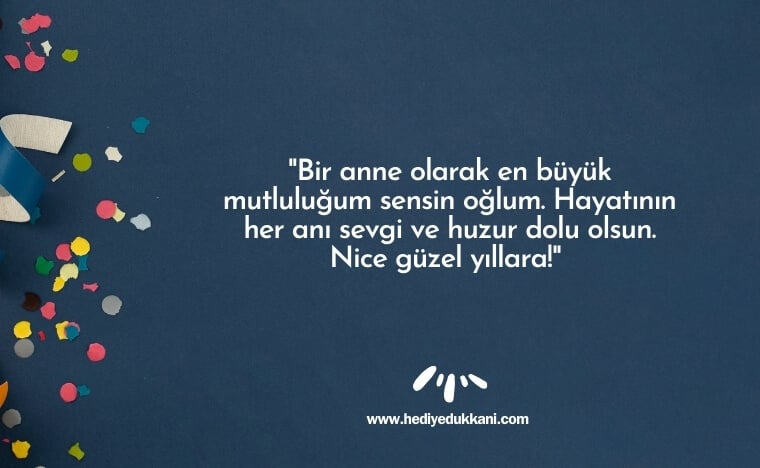 oğluma doğum günü mesajı