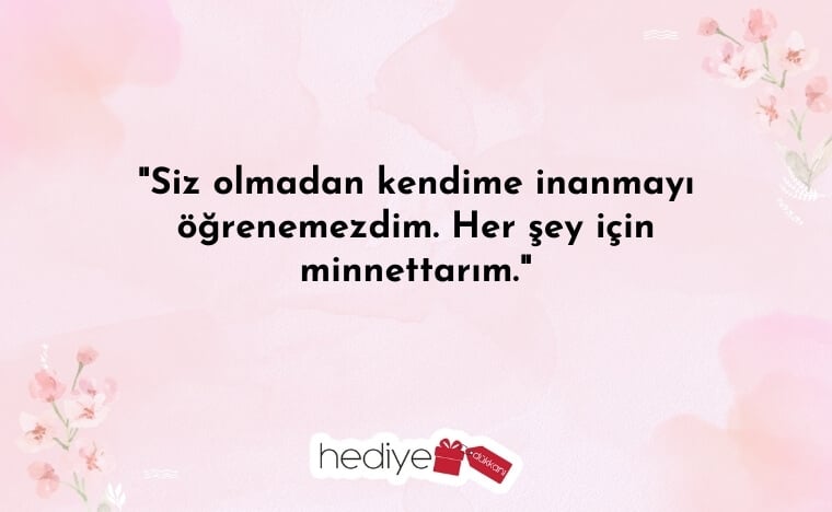 öğrenciden öğretmene güzel sözler