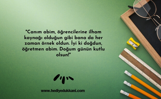 öğretmene doğum günü mesajı