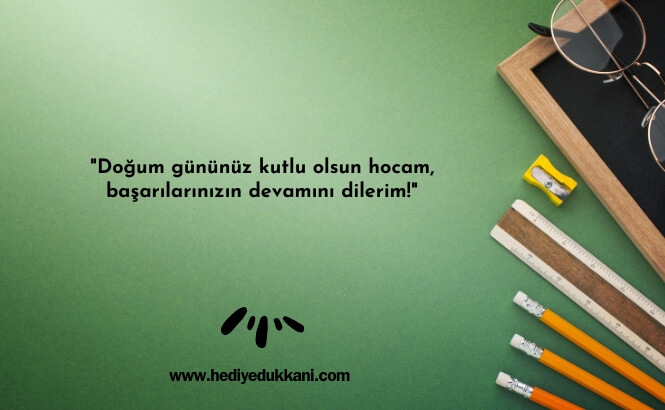 öğretmene doğum günü mesajı