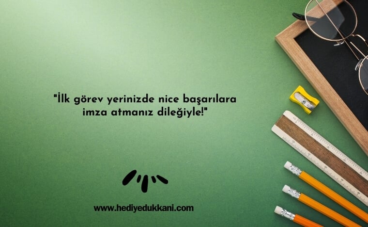 öğretmene hediye notu