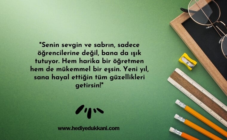 öğretmene hediye notu