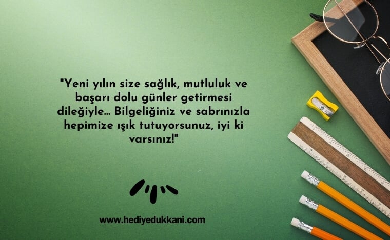 öğretmene hediye notu