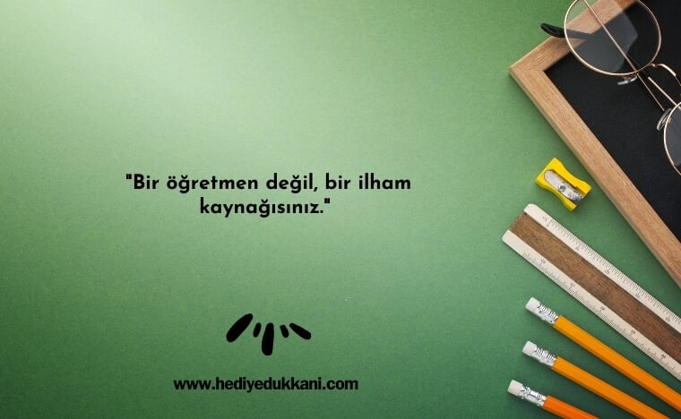 öğretmene hediye notu