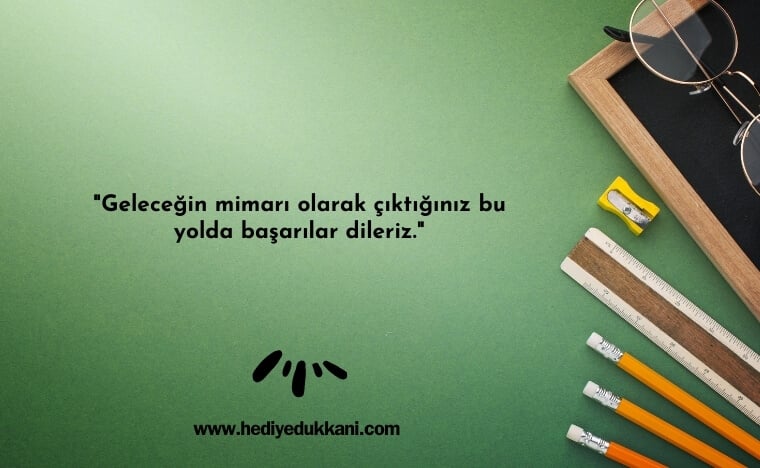 öğretmene hediye notu