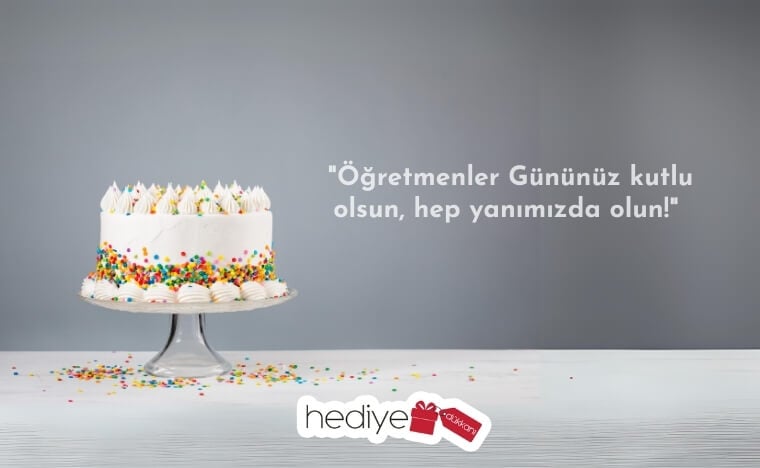 öğretmene pasta yazısı