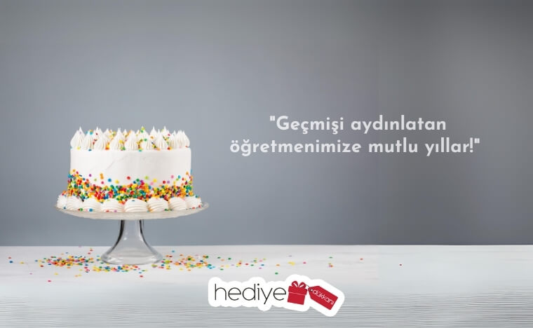 öğretmene pasta yazısı