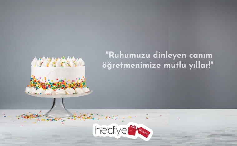 öğretmene pasta yazısı