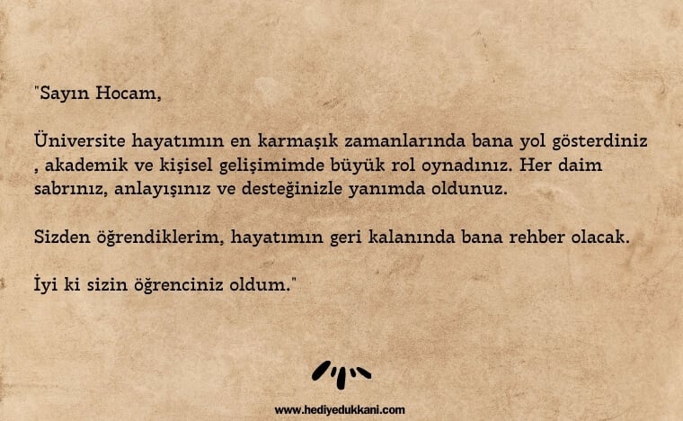 öğretmenler günü mektubu