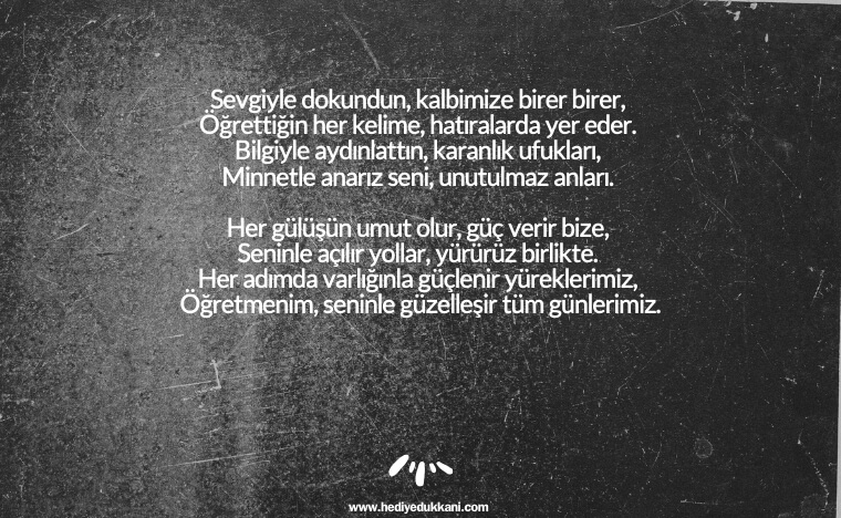 öğretmenler günü şiiri