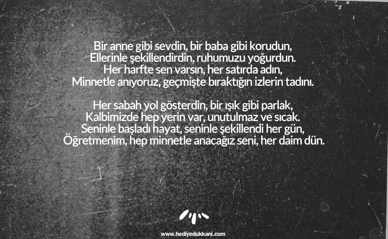 öğretmenler günü şiiri