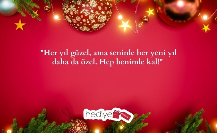 sevgiliye yılbaşı hediye notu