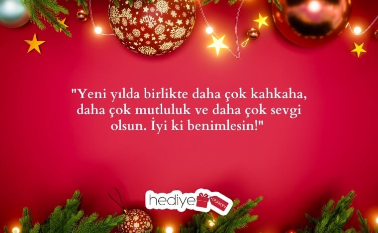 sevgiliye yılbaşı hediye notu