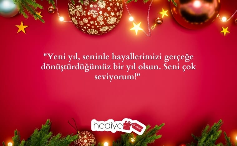 sevgiliye yılbaşı hediye notu