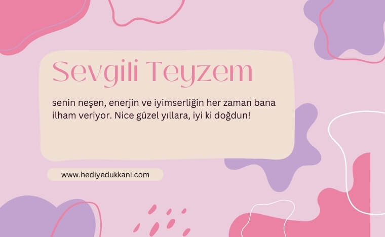 Teyzeye Doğum Günü Mesajı