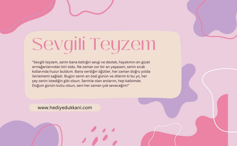 Teyzeye Doğum Günü Mesajı