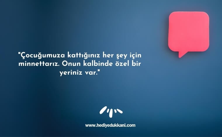 veliden öğretmene teşekkür mesajı