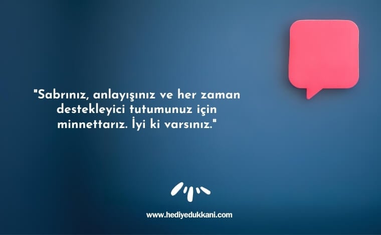 veliden öğretmene teşekkür mesajı