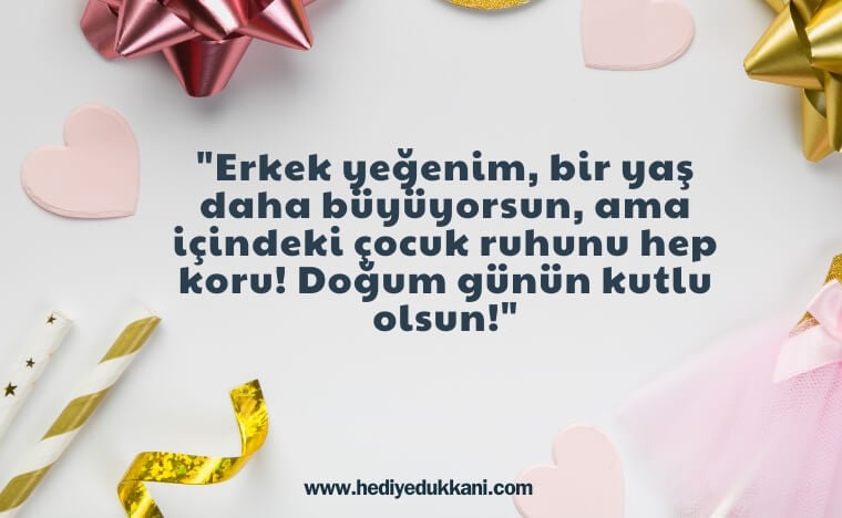 yeğene doğum günü mesajı