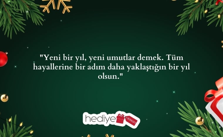 yılbaşı hediye notları