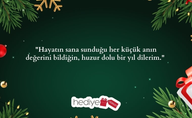 yılbaşı hediye notları