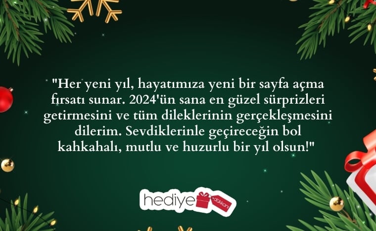 yılbaşı hediye notları