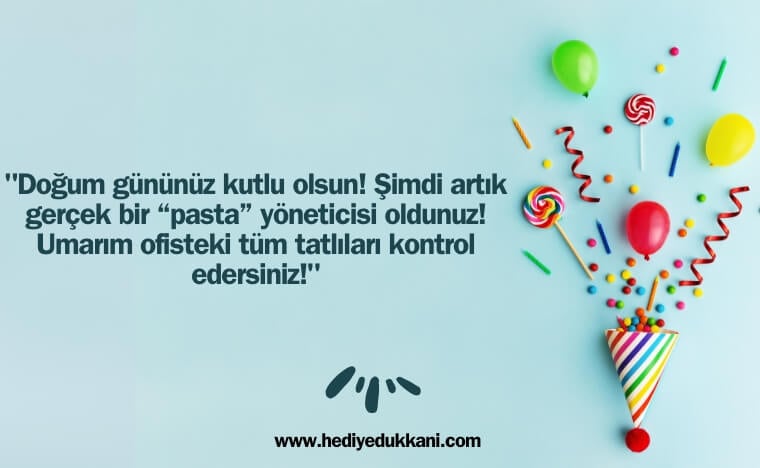 yöneticiye doğum günü mesajı