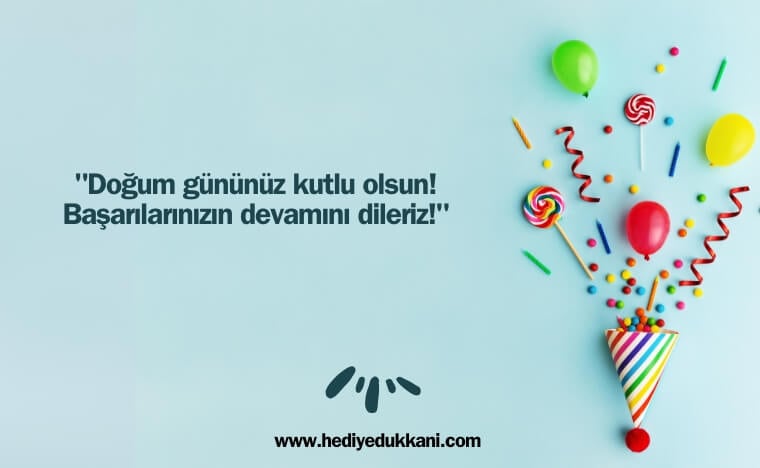 yöneticiye doğum günü mesajı