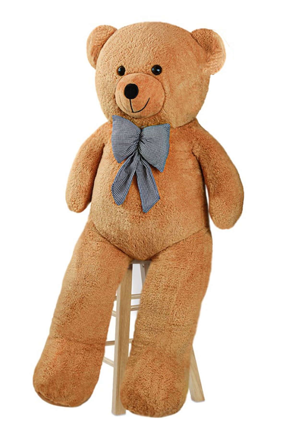 130 cm Papyonlu Büyük Peluş Ayıcık